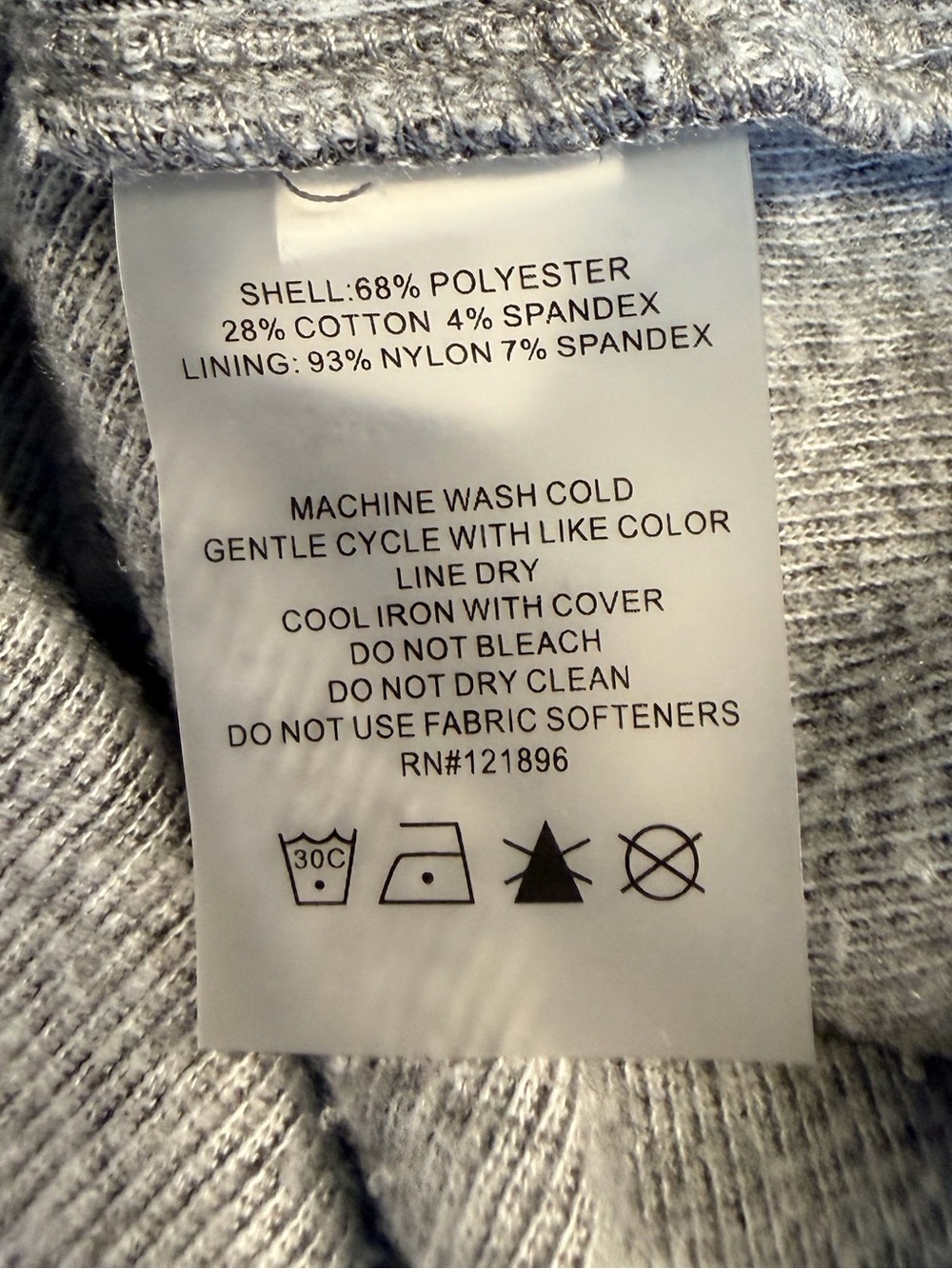 Title Nine Women’s Gray Hooded Mighty Tunic, Size Large - Picture 10 of 10